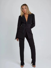 Victoria Moretti | Blazer-inspireret sæt med taljebælte