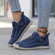 Signe Frost | Sneakers i struktureret læder til kvinder