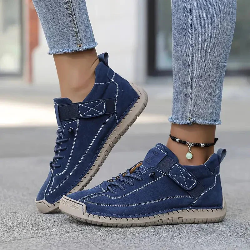 Signe Frost | Sneakers i struktureret læder til kvinder