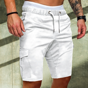 Jeppe Solberg | Cargo-Shorts für Herren mit elastischem Bund und geräumigen Taschen