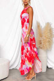 Elodie Laurent | Maxi-sommerkjole med elegant plissédesign