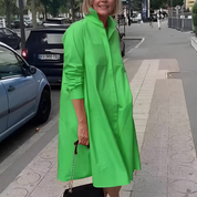 Gianna Romano | Sporty luksus polo kjole i midi-længde