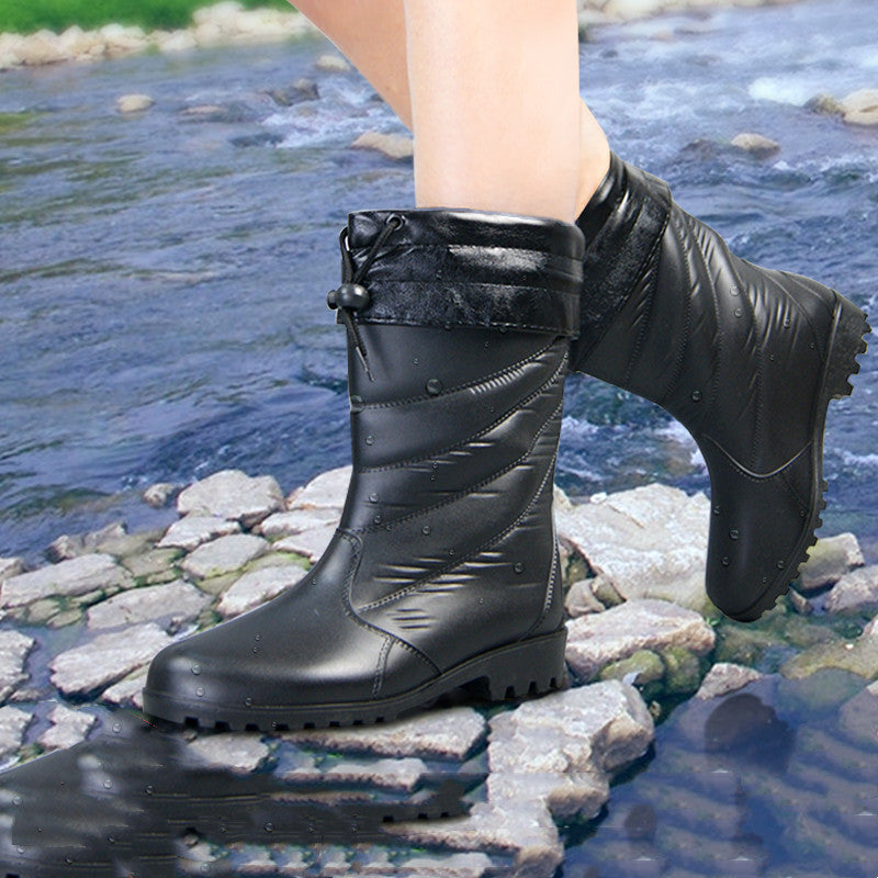 Ida Kristensen | Gummistiefel mit warmem Futter und Schnürdetail