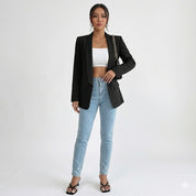 Estelle Montclair | Sort Blazer til Kvinder – Klassisk og Elegance Design