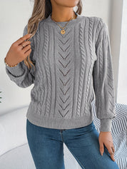 Nora Jørgensen | Cable-Knit Textured Sweater