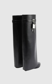 Valentina Ricci | Sculpted pant boots med futuristisk finish