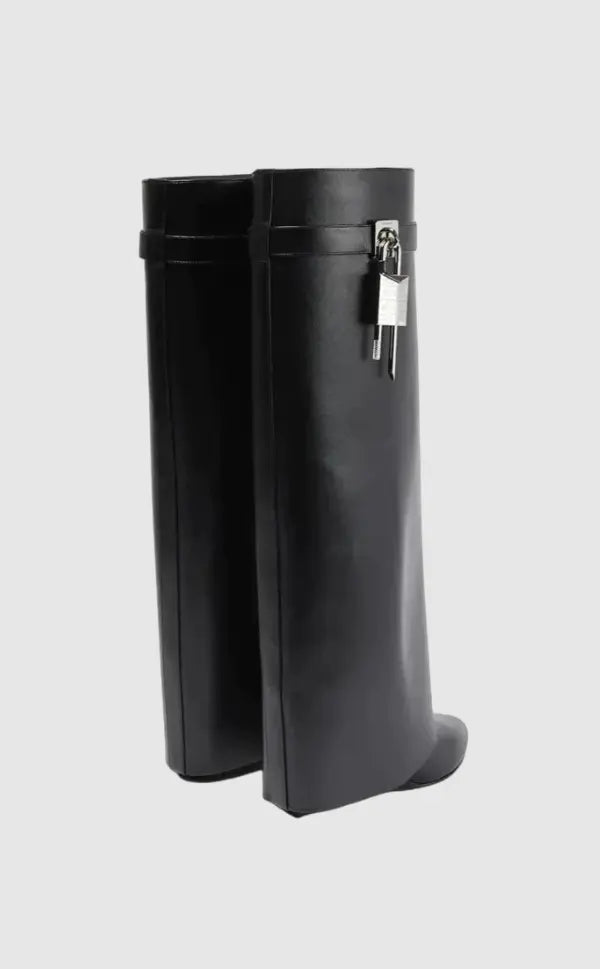 Valentina Ricci | Sculpted pant boots med futuristisk finish