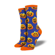 Harvest Haunt | Pumpkin Halloween Socks For Women