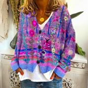 Isabella Moretti | Strikket sweater med boheme-inspireret mønster