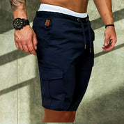Jeppe Solberg | Cargo-Shorts für Herren mit elastischem Bund und geräumigen Taschen