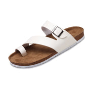 Christian Bech | Sandaler med Krydsrem og Spænde i Cork