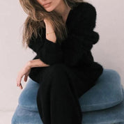 Cecilie Poulsen | Oversized kardigan z měkkého mohérového úpletu
