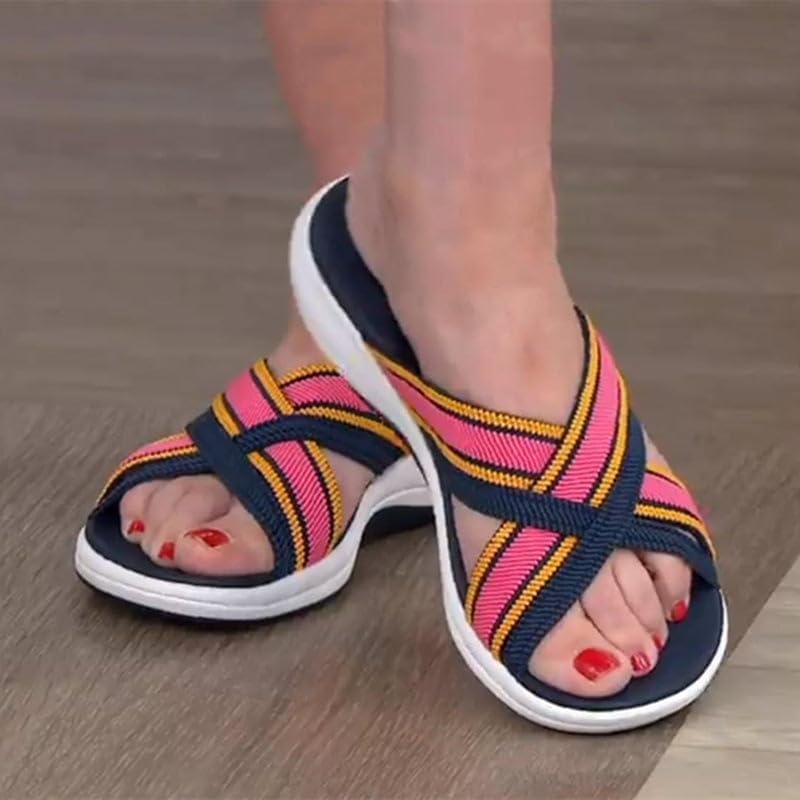Amélie Rousseau | Casual sandaler til kvinder med krydsede stropper og moderne design