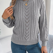 Nora Jørgensen | Cable-Knit Textured Sweater