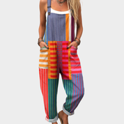 Mia Christensen | Farverig Patchwork Overall til kvinder