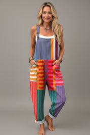 Mia Christensen | Farverig Patchwork Overall til kvinder