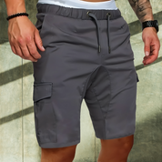 Jeppe Solberg | Cargo-Shorts für Herren mit elastischem Bund und geräumigen Taschen