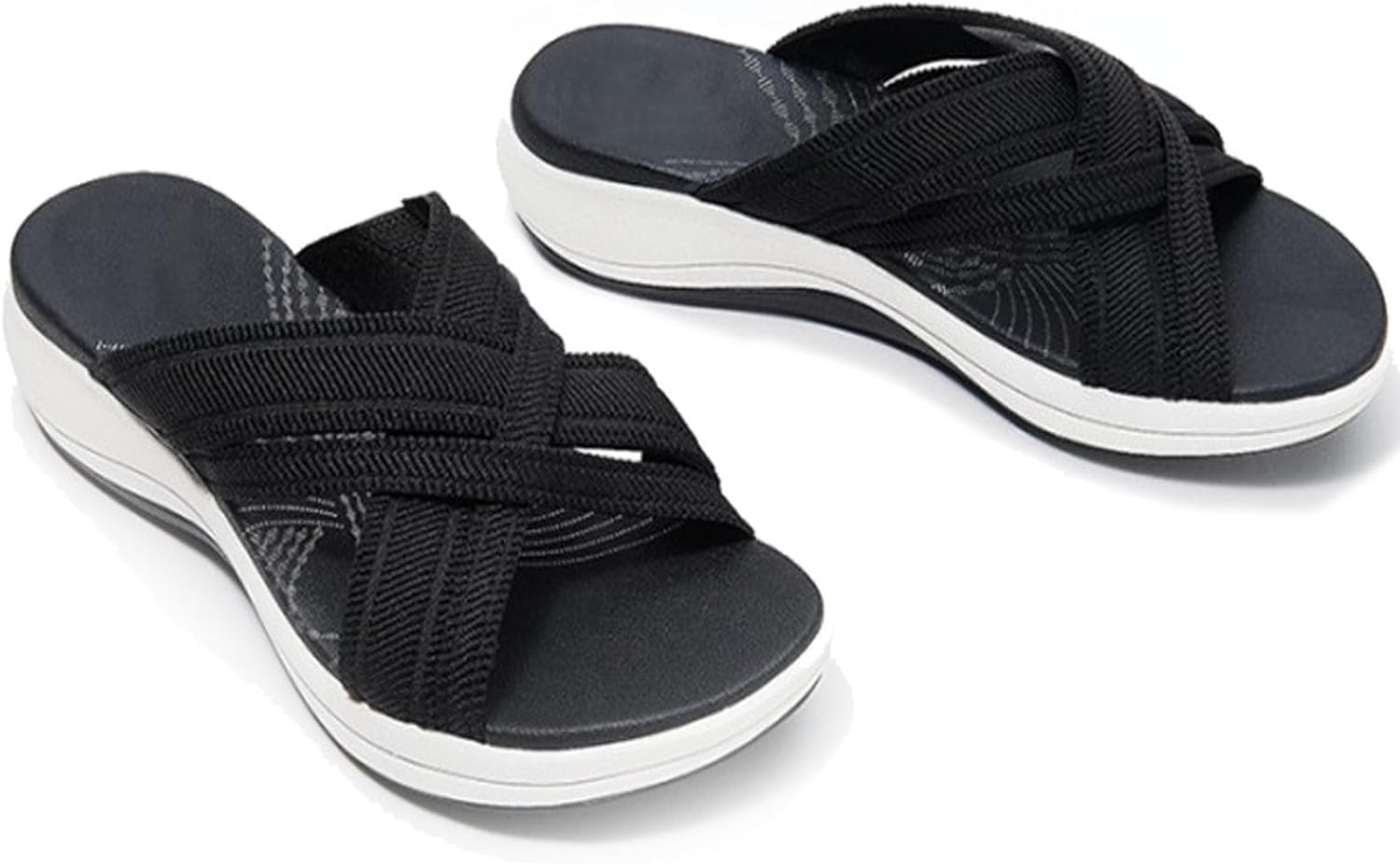 Amélie Rousseau | Casual sandaler til kvinder med krydsede stropper og moderne design