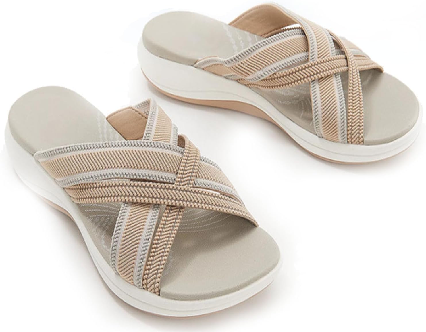 Amélie Rousseau | Casual sandaler til kvinder med krydsede stropper og moderne design