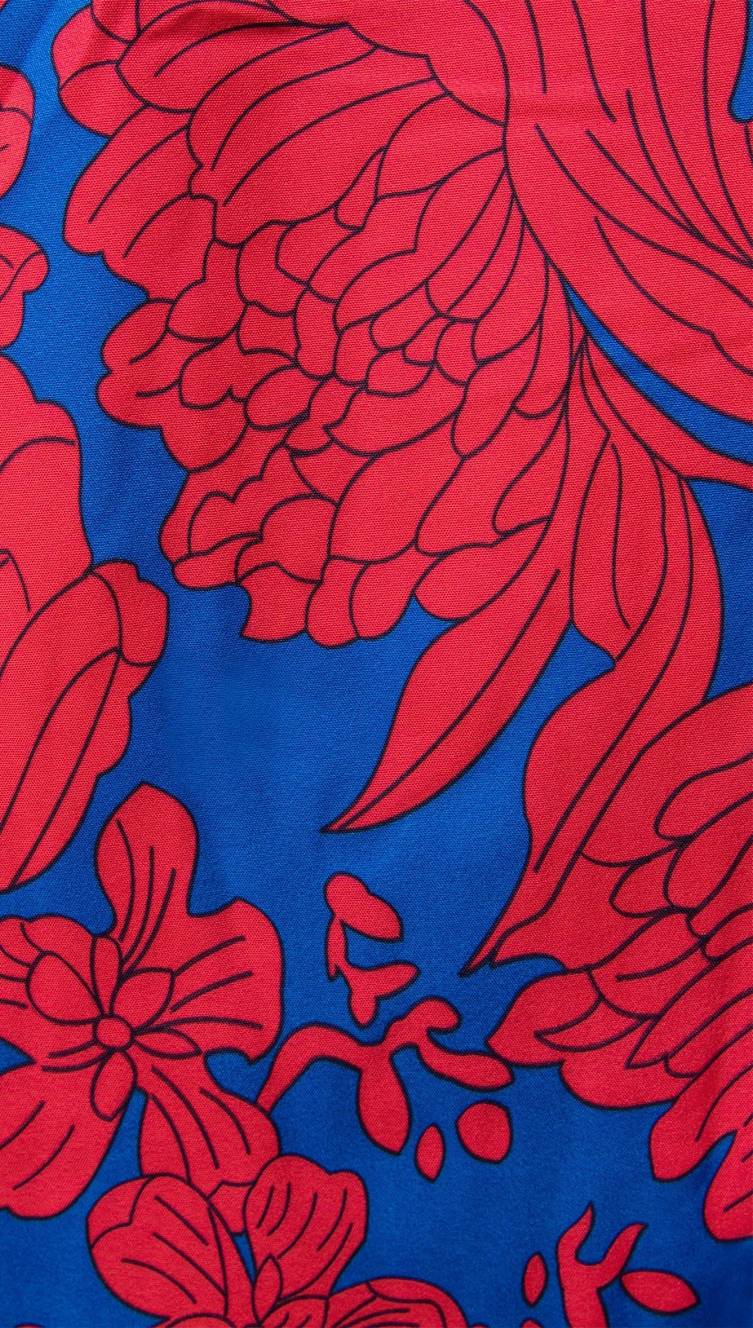 Amélie Laurent | Midi-sommerkjole med farverigt slå-om design