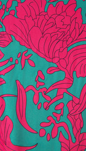 Amélie Laurent | Midi-sommerkjole med farverigt slå-om design