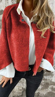 Rosanna Bellamy | Wool Cardigan i Beige med Elegant Design