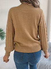 Nora Jørgensen | Cable-Knit Textured Sweater
