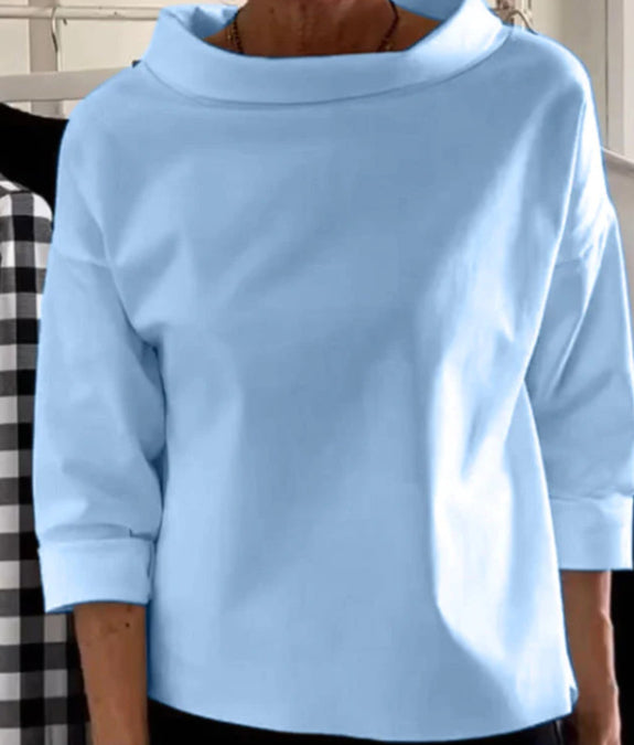 Sara Møller | High-neck sweater with long sleeves