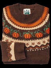 Karen Sørensen | Æble-strikket sweater med Fair Isle-mønster