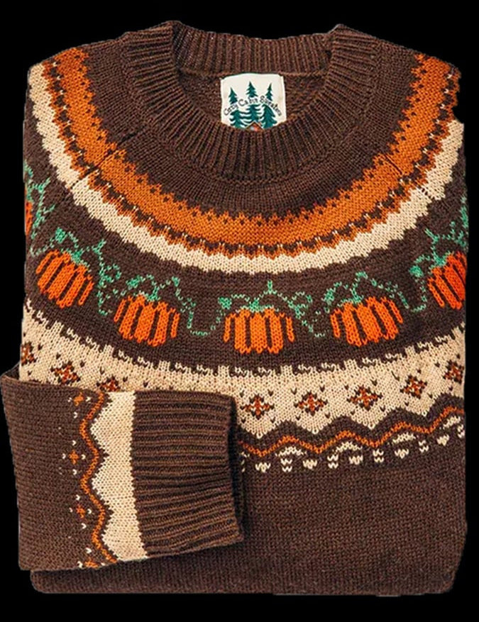 Karen Sørensen | Æble-strikket sweater med Fair Isle-mønster