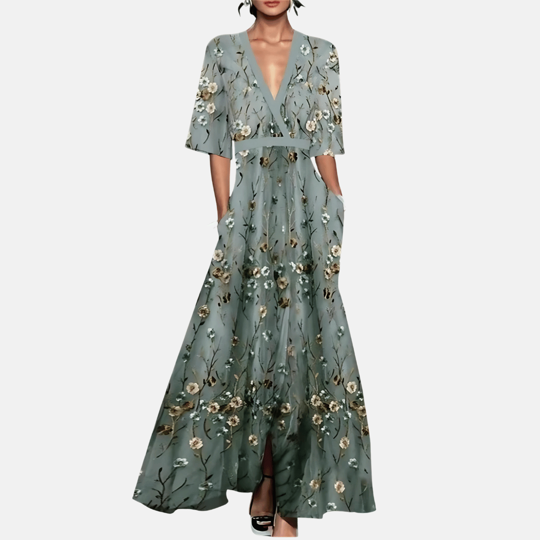 Camille Dupont | Maxi-kjole med blomsterprint til kvinder