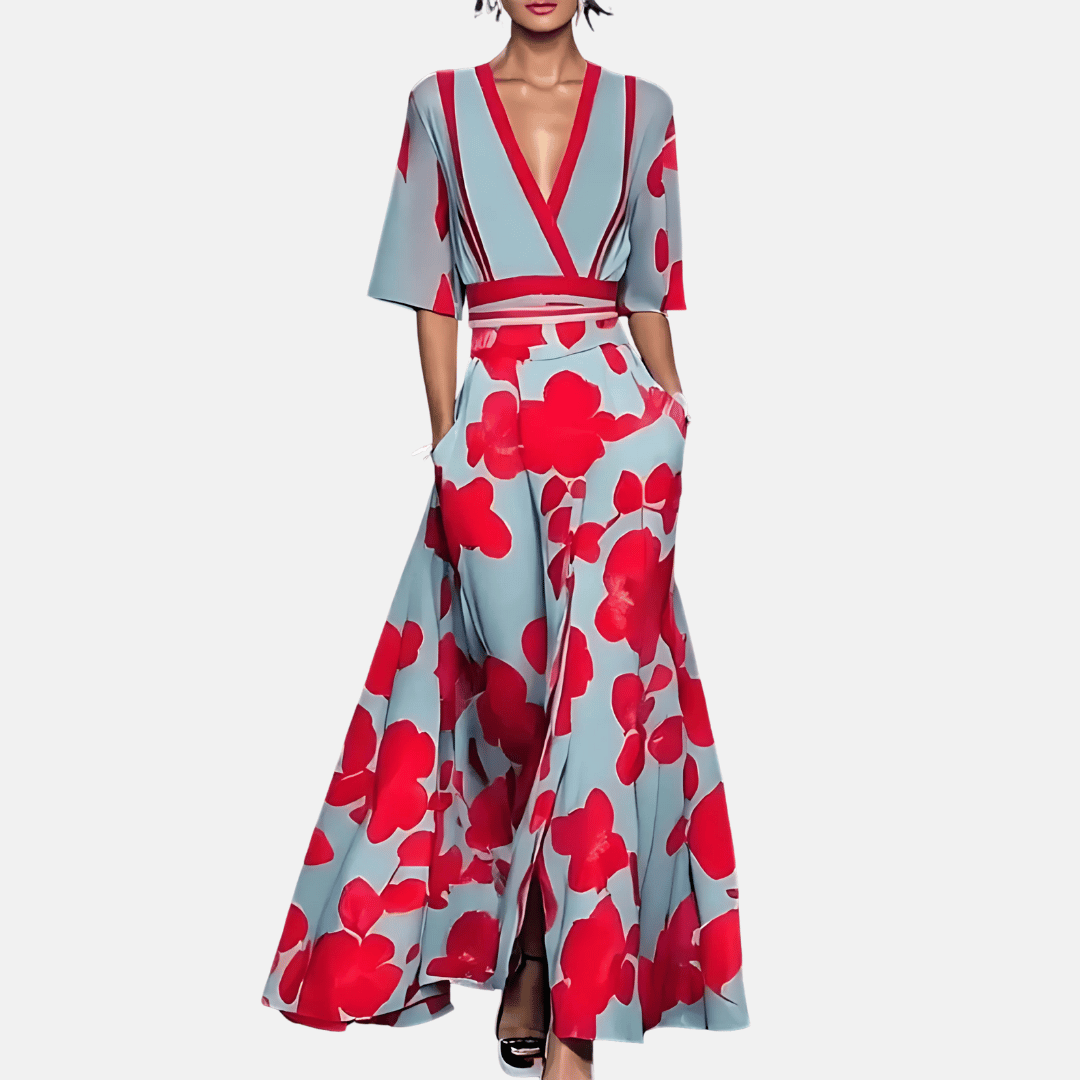 Camille Dupont | Maxi-kjole med blomsterprint til kvinder