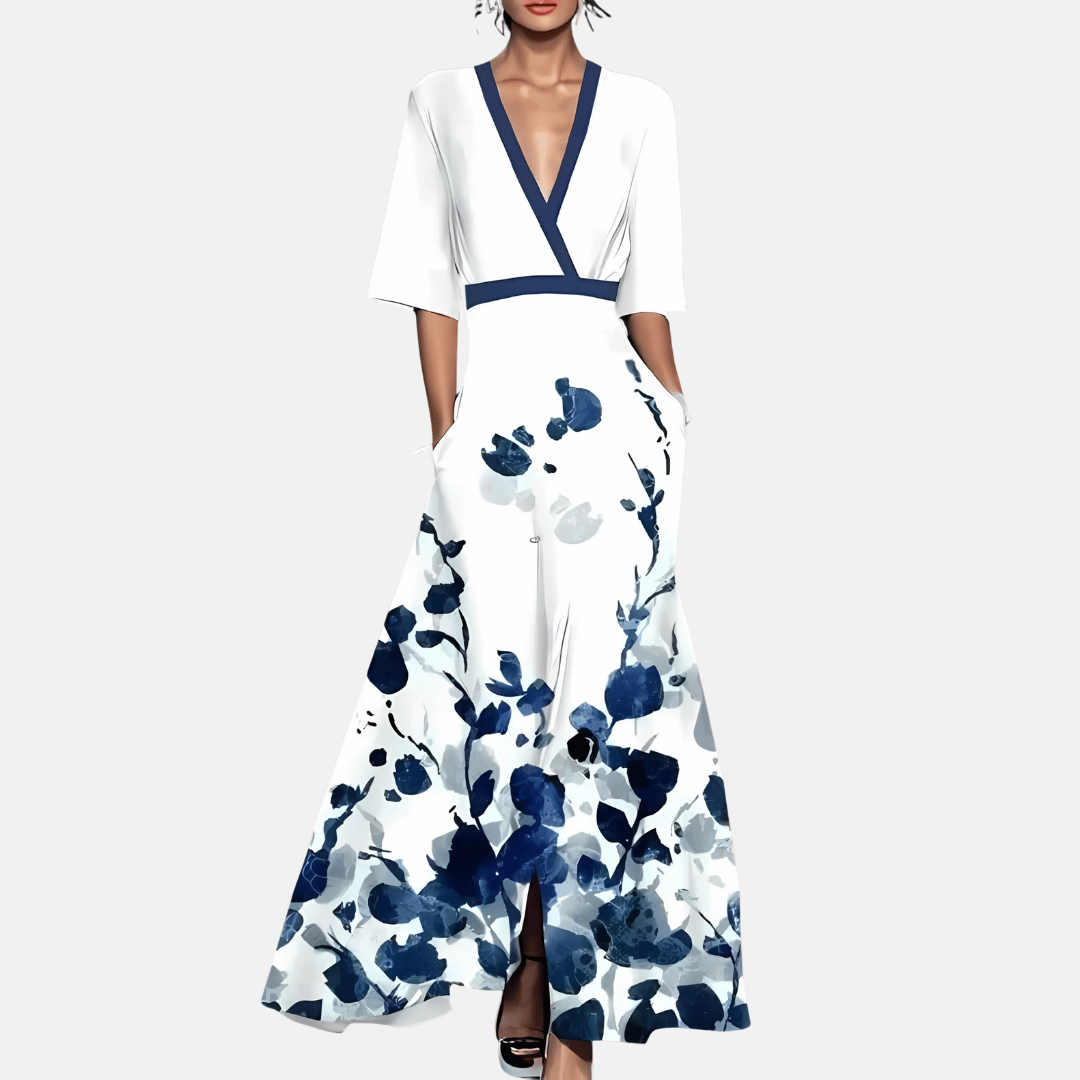 Camille Dupont | Maxi-kjole med blomsterprint til kvinder
