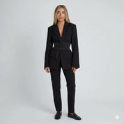 Victoria Moretti | Blazer-inspireret sæt med taljebælte