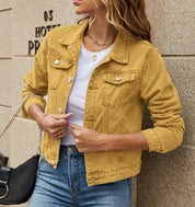 Mathilde Knudsen | Schmale Jeansjacke mit klassischem Kragen