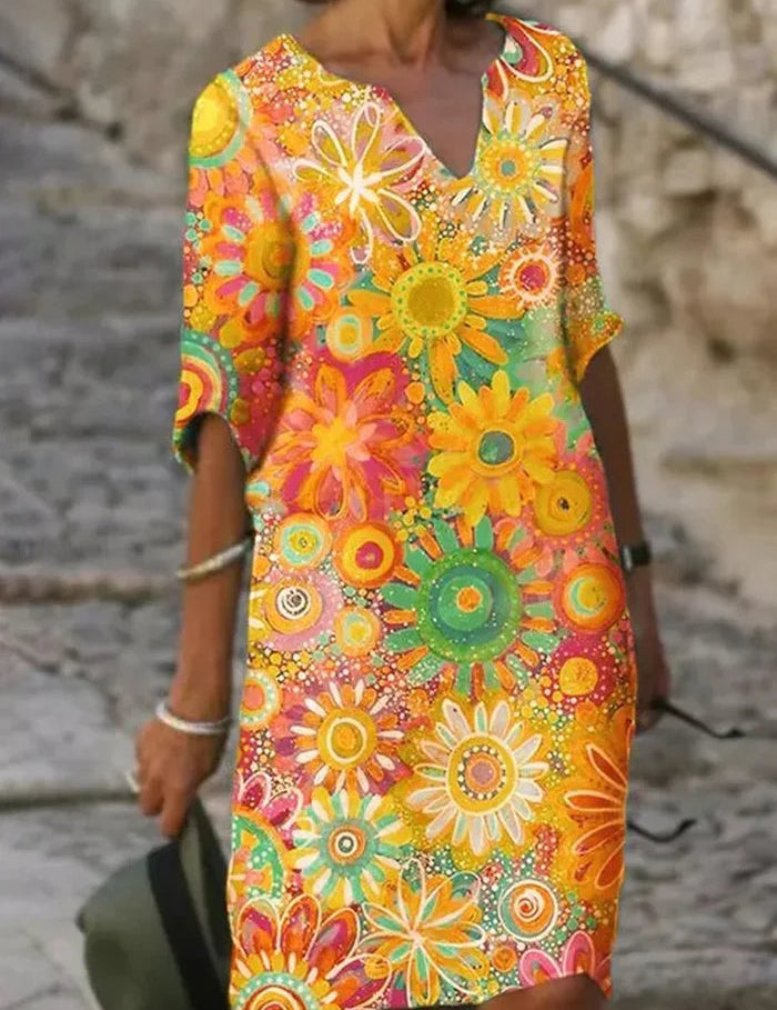 6X7W2024-Zomer-Halve-Mouwen-Bloem-Vintage-Dame-Mini-Jurk-Elegante-V-Hals-Pullover-Midi-Jurk-Witte.jpg
