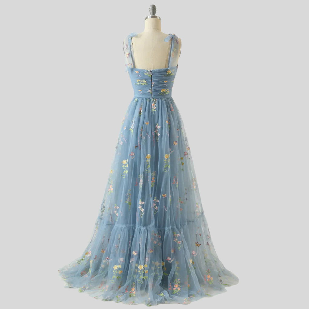 Valentina Ricci | Luksuriøs off-shoulder gallakjole i maxi-længde