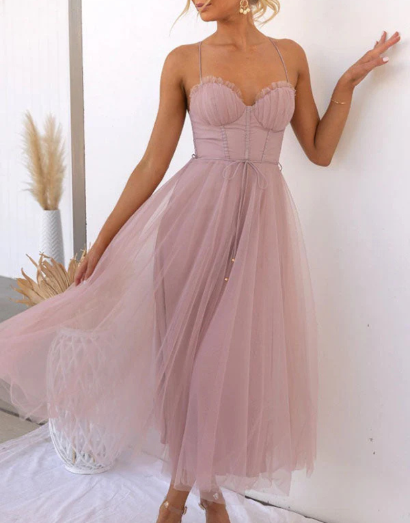 Chloé Rivière | Maxi sommerkjole med let og elegant fald
