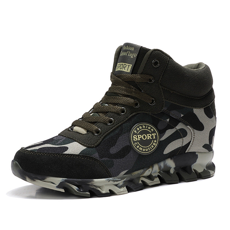 Signe Mortensen | Camouflage Sneakers med Skridsikker Sål