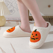 Little Boo | Pumpkin Halloween Slippers