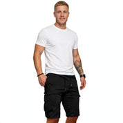 Jeppe Solberg | Cargo-Shorts für Herren mit elastischem Bund und geräumigen Taschen