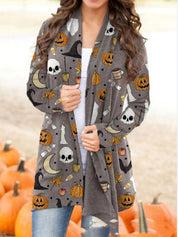 Skeleton Social | Skull Halloween Cardigan For Women
