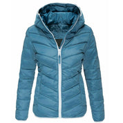 Stine Bach | Wattierte Daunenjacke mit Kapuze für Damen