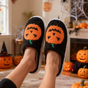 Little Boo | Pumpkin Halloween Slippers