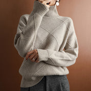 Camilla Sørensen | Yellow knitted blouse with a textured pattern