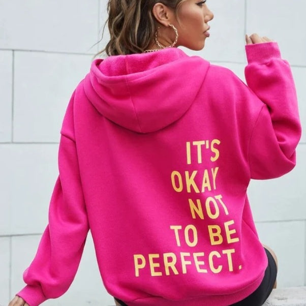 Pernille Mortensen | Oversize hoodie med tekstprint