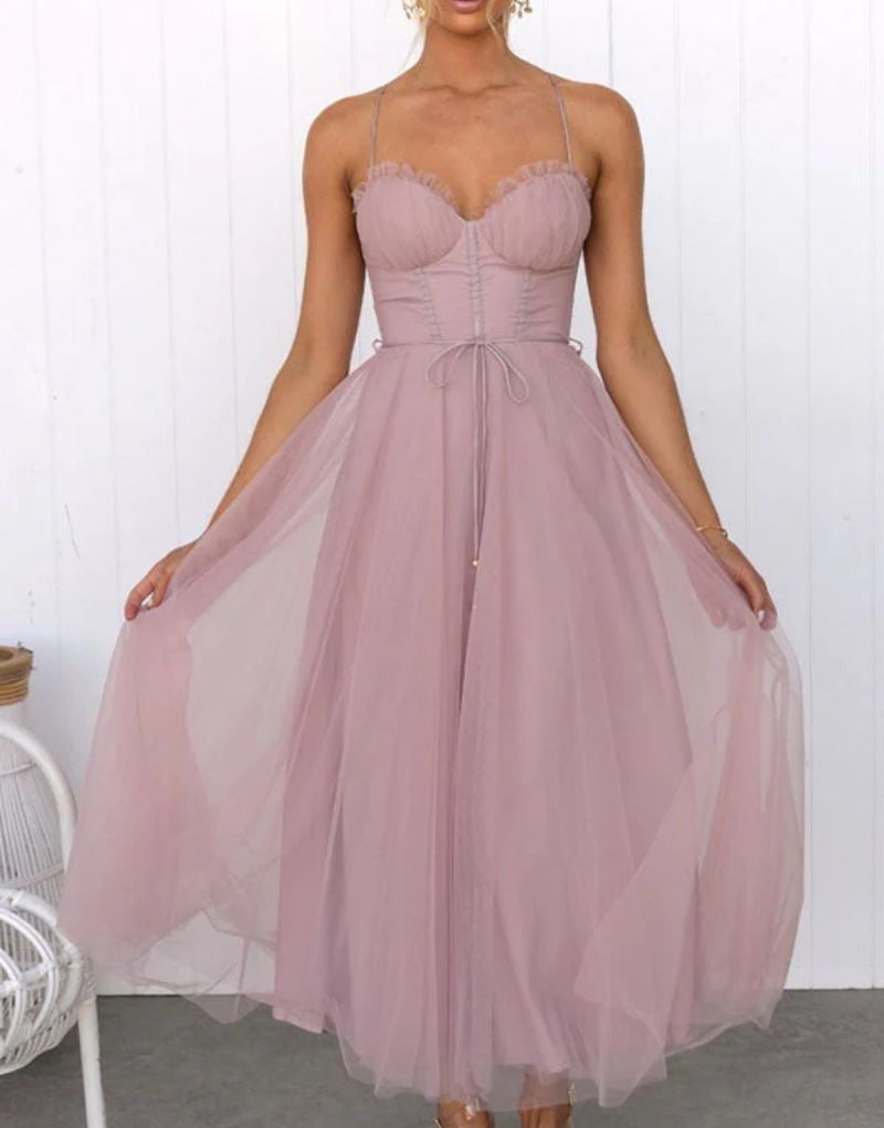 Chloé Rivière | Maxi sommerkjole med let og elegant fald