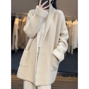 Karla Lindholm | Oversized cardigan i chunky strik til kvinder