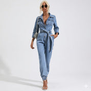 Margherita Stellano | Denim-dragt i Midi-længde til Kvinder