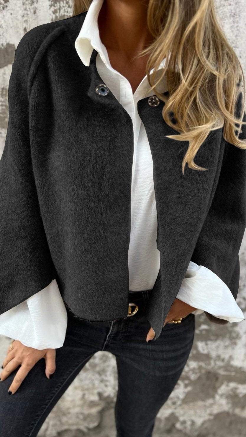 Rosanna Bellamy | Wool Cardigan i Beige med Elegant Design